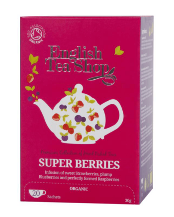 english tea shop super berries sachet thé bio