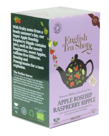 english tea shop apple rosehip raspberry ripple sachet de thé bio