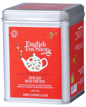 english tea shop spiced red fruits 100g loose leaf thé bio