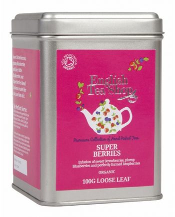 english tea shop super berries super fruits rouges thé fruits rouges 100g loose leaf thé bio