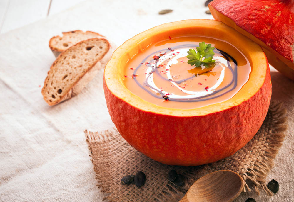 Velouté de Potimarron au Lait de Coco velouté de potimarron