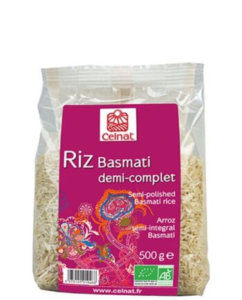 Celnat Riz Basmati demi complet bio