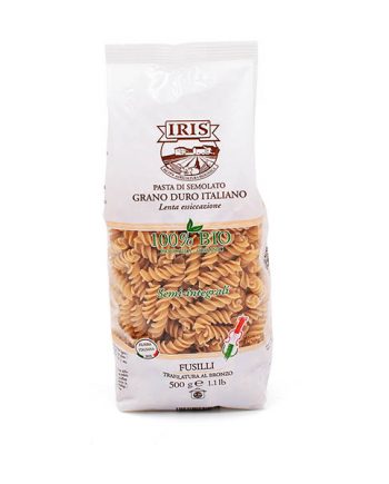 pates fusilli semi integrale bio iris