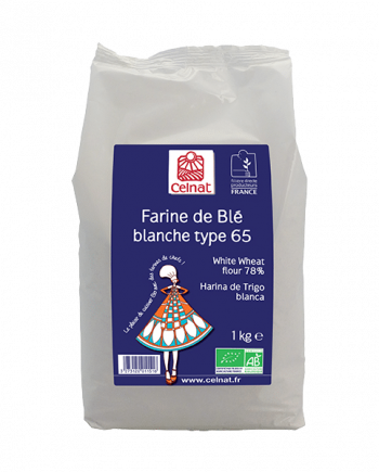 farine de blé bio celnat T65